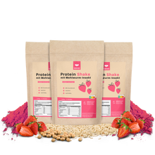 Laden Sie das Bild in den Galerie-Viewer, Mybugbar - Protein Shake in 4 Sorten - Erdbeer, Vanilla, Kakao und Banane