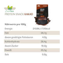 Laden Sie das Bild in den Galerie-Viewer, Grillen Protein Snack Kakao