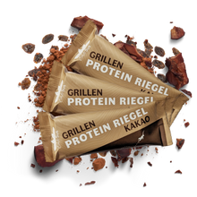 Laden Sie das Bild in den Galerie-Viewer, Grillen Protein Riegel Kakao