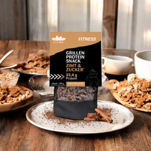 Laden Sie das Bild in den Galerie-Viewer, Grillen Protein Snack Zimt &amp; Zucker*
