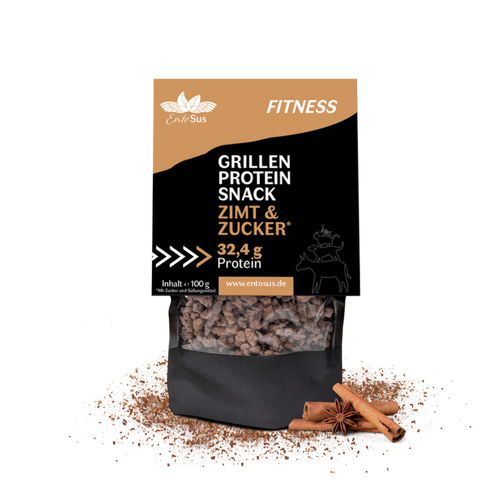 Grillen Protein Snack Zimt & Zucker*