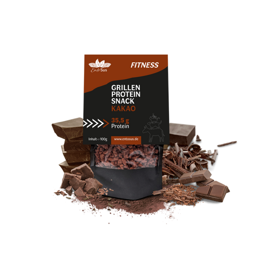 Grillen Protein Snack Kakao