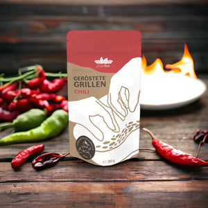 Knusprig geröstete Grillen "Chili"